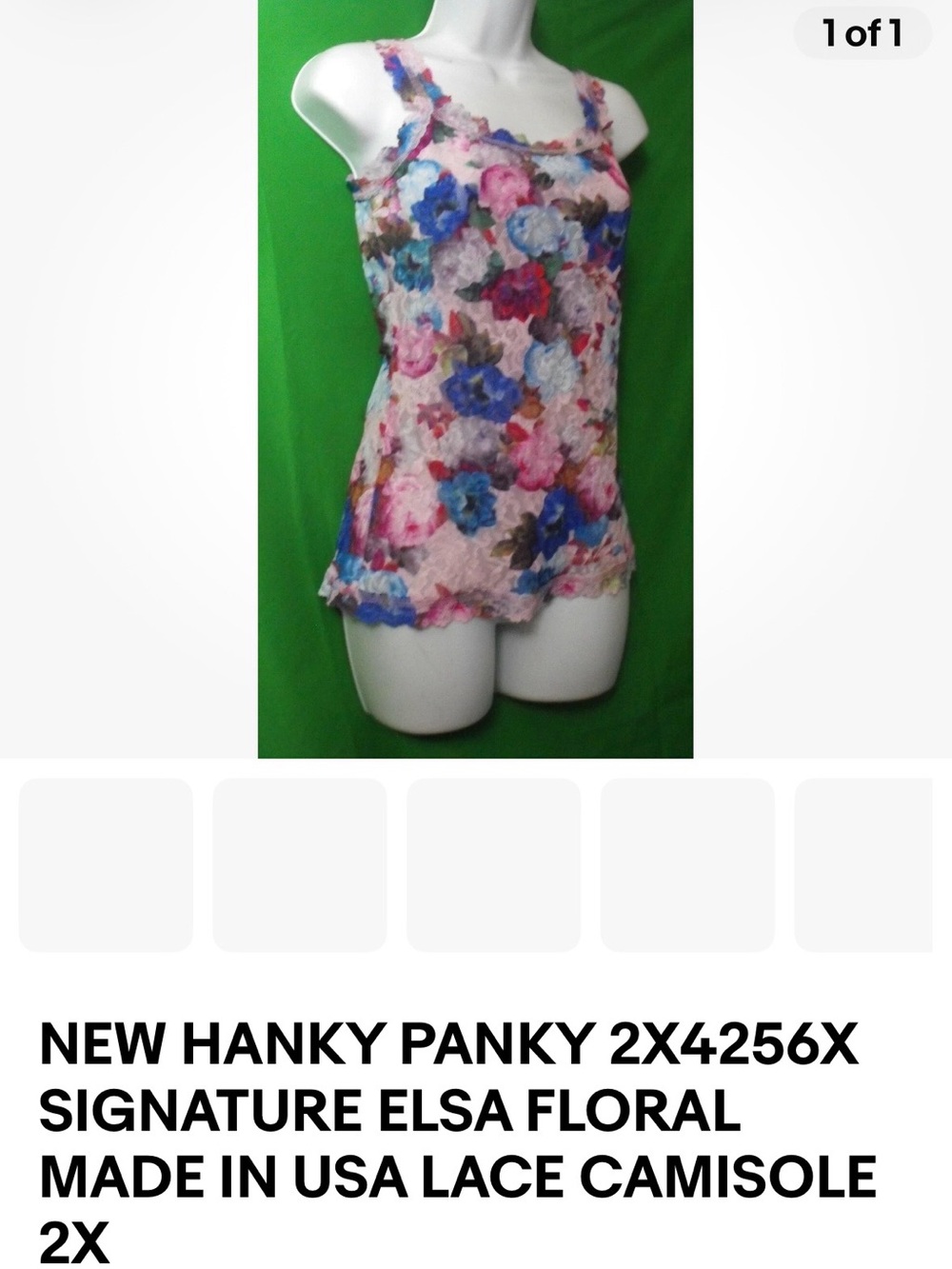 Hanky Panky lace cami